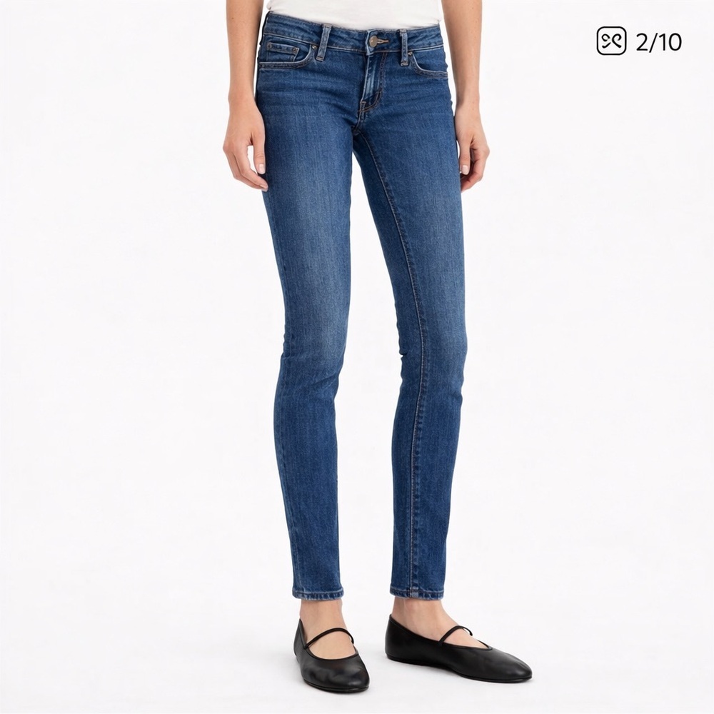 PAIGE Skyline Ankle Peg Jeans Medium Wash - Women’s Sz 27